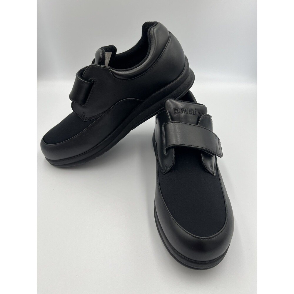 PW Minor Pleasure Strap Shoes Womens 7.5M Black‎ Orthopedic Comfort Walking